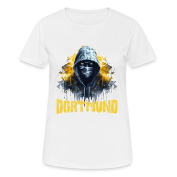 T-shirt Dortmund pour Dortmund Ultras - T-shirt respirant Femme - blanc - Devant - AI Model Female 172 dark (172cm)