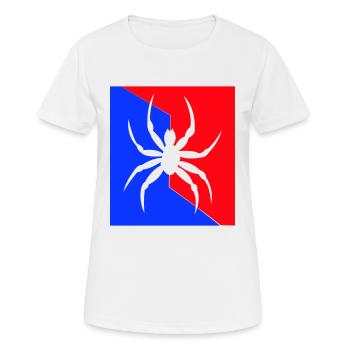 spider tier - Frauen T-Shirt atmungsaktiv - Weiß - Vorne - AI Model Female 172 dark (172cm)