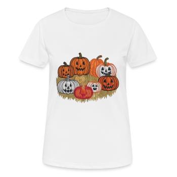 Beaded Halloween - Women's Breathable T-Shirt - white - Front - AI Model Female 172 dark (172cm)