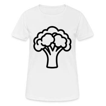 brocoli - T-shirt respirant Femme - blanc - Devant - AI Model Female 172 dark (172cm)