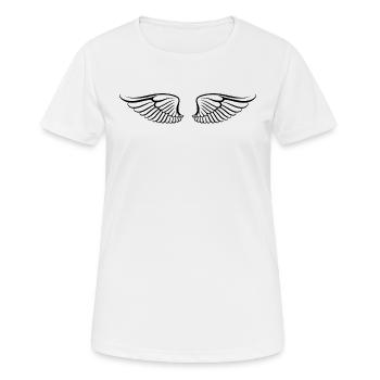 The wings - Women's Breathable T-Shirt - white - Front - AI Model Female 172 dark (172cm)