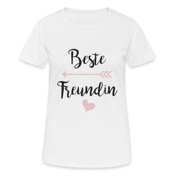 Beste Freundin - Teil 1 - Frauen T-Shirt atmungsaktiv - Weiß - Vorne - AI Model Female 172 dark (172cm)