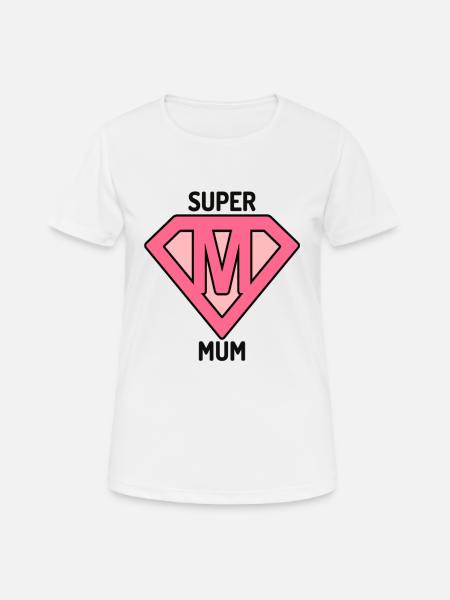Super mum - Women's Breathable T-Shirt - white