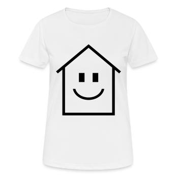 Maison - T-shirt respirant Femme - blanc - Devant - AI Model Female 172 dark (172cm)