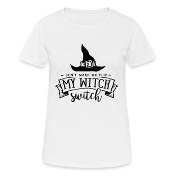 Hexen Grafik Halloween Geschenk -Lustiger Spruch - Frauen T-Shirt atmungsaktiv - Weiß - Vorne - AI Model Female 172 dark (172cm)