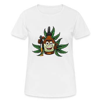Plantesta Logo und Maskottchen - Frauen T-Shirt atmungsaktiv - Weiß - Vorne - AI Model Female 172 dark (172cm)