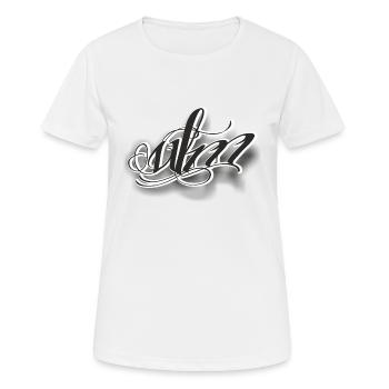 ulm - Frauen T-Shirt atmungsaktiv - Weiß - Vorne - AI Model Female 172 dark (172cm)