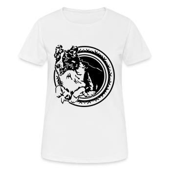 594 Agilité - T-shirt respirant Femme - blanc - Devant - AI Model Female 172 dark (172cm)