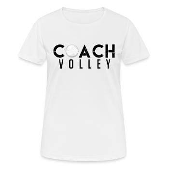 Gift coach Volleyball coach | Volleyball Coach! - Women's Breathable T-Shirt - white - Front - AI Model Female 172 dark (172cm)