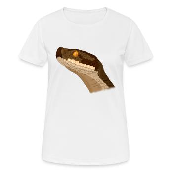 Viper Aspic - Frauen T-Shirt atmungsaktiv - Weiß - Vorne - AI Model Female 172 dark (172cm)