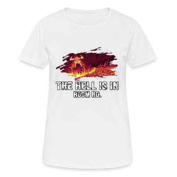 École de mathématiques Leçon Mathématiques Salle de mathématiques Travail mathématique - T-shirt respirant Femme - blanc - Devant - AI Model Female 172 dark (172cm)