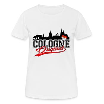 Cologne Original - Kölner Original Kölle - T-shirt respirant Femme - blanc - Devant - AI Model Female 172 dark (172cm)