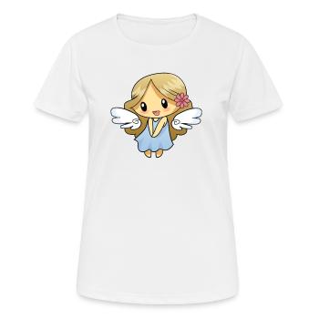Sweet Christmas Angel - Women's Breathable T-Shirt - white - Front - AI Model Female 172 dark (172cm)