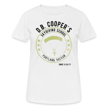 DB Coopers Skydiving School Portland Oregon - Women's Breathable T-Shirt - white - Front - AI Model Female 172 dark (172cm)