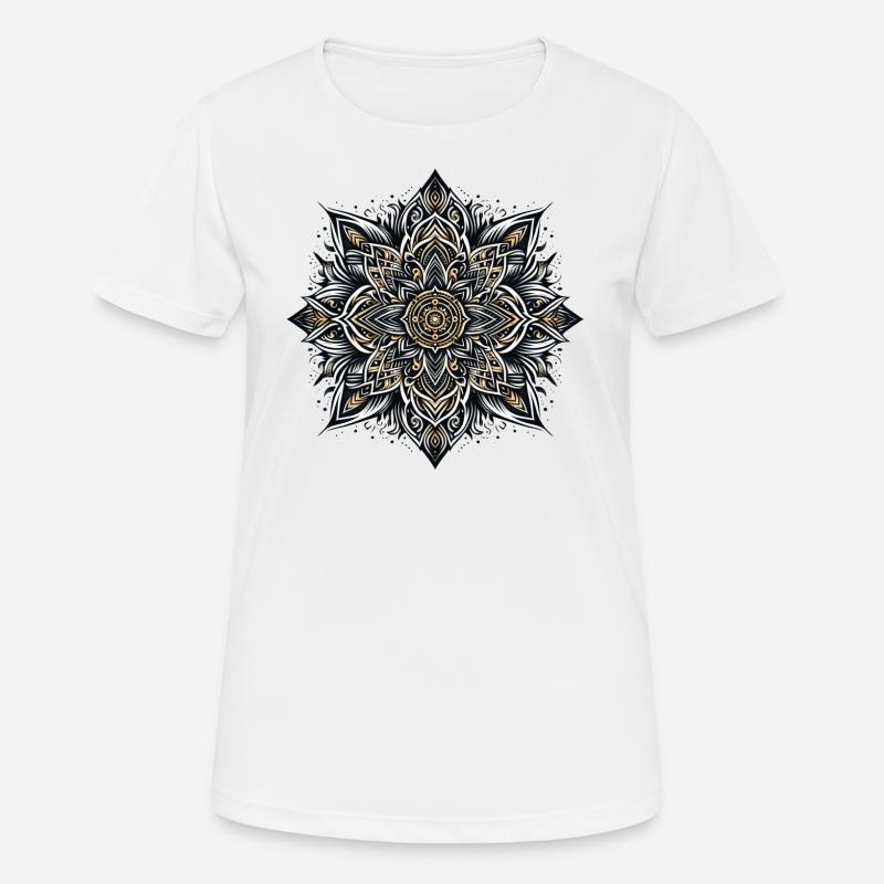 Mandala Harmony move - Women's Breathable T-Shirt - white