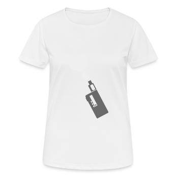 Vaping with love - Women's Breathable T-Shirt - white - Front - AI Model Female 172 dark (172cm)