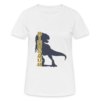Dinosaure - dinosaures - T-shirt respirant Femme - blanc - Devant - AI Model Female 172 dark (172cm)