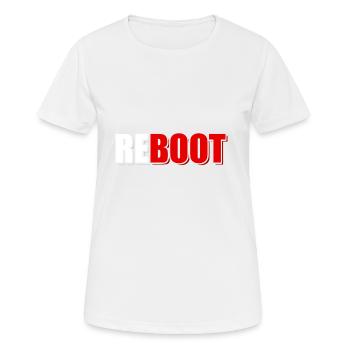 Computer - Frauen T-Shirt atmungsaktiv - Weiß - Vorne - AI Model Female 172 dark (172cm)