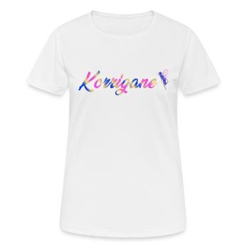 Korrigane summer - T-shirt respirant Femme - blanc - Devant - AI Model Female 172 dark (172cm)