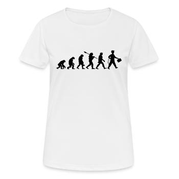 Handwerker der einzig echte - DIY !! - Frauen T-Shirt atmungsaktiv - Weiß - Vorne - AI Model Female 172 dark (172cm)