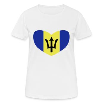 Love Barbados - Women's Breathable T-Shirt - white - Front - AI Model Female 172 dark (172cm)