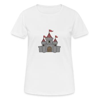 Castle - Women's Breathable T-Shirt - white - Front - AI Model Female 172 dark (172cm)