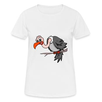 vautour - T-shirt respirant Femme - blanc - Devant - AI Model Female 172 dark (172cm)