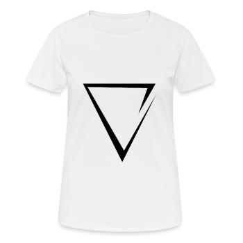 Eau - T-shirt respirant Femme - blanc - Devant - AI Model Female 172 dark (172cm)