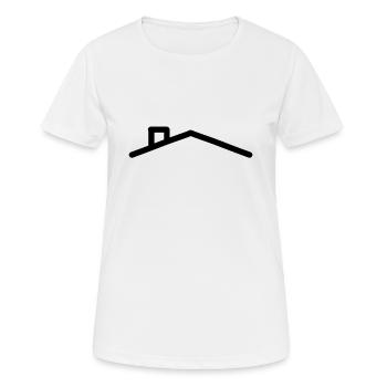 House Roof - Women's Breathable T-Shirt - white - Front - AI Model Female 172 dark (172cm)