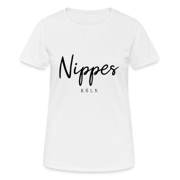 Köln Nippes Veedel Bezirk Stadtteil Kölsch - Frauen T-Shirt atmungsaktiv - Weiß - Vorne - AI Model Female 172 dark (172cm)