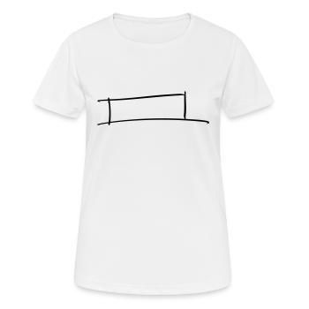 Dekorativer Rahmen. Banner / Namensschild Vorlage. - Frauen T-Shirt atmungsaktiv - Weiß - Vorne - AI Model Female 172 dark (172cm)