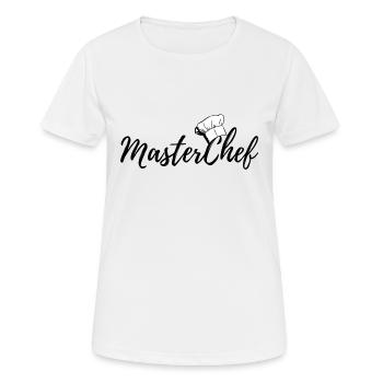 MasterChef cuisine que tout le monde veut - T-shirt respirant Femme - blanc - Devant - AI Model Female 172 dark (172cm)