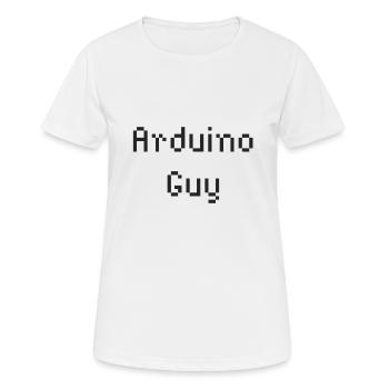 Arduino Guy - Women's Breathable T-Shirt - white - Front - AI Model Female 172 dark (172cm)