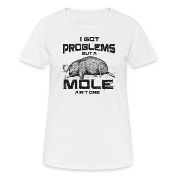 mole - Women's Breathable T-Shirt - white - Front - AI Model Female 172 dark (172cm)
