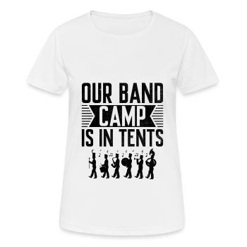 Blaskapelle Sprüche Lustige Marschinstrumente - Frauen T-Shirt atmungsaktiv - Weiß - Vorne - AI Model Female 172 dark (172cm)