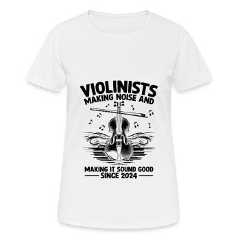 Geiger, die Lärm machen und es gut klingen lassen s - Frauen T-Shirt atmungsaktiv - Weiß - Vorne - AI Model Female 172 dark (172cm)