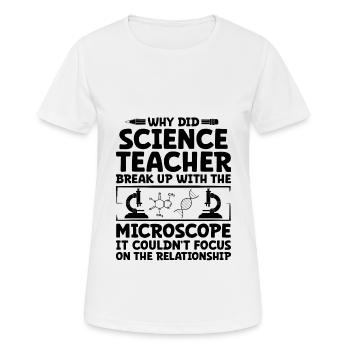Naturwissenschaftliches Lehramt Lehramt Biologie Chemie P - Frauen T-Shirt atmungsaktiv - Weiß - Vorne - AI Model Female 172 dark (172cm)