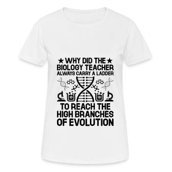 Naturwissenschaftliches Lehramt Lehramt Biologie Chemie P - Frauen T-Shirt atmungsaktiv - Weiß - Vorne - AI Model Female 172 dark (172cm)
