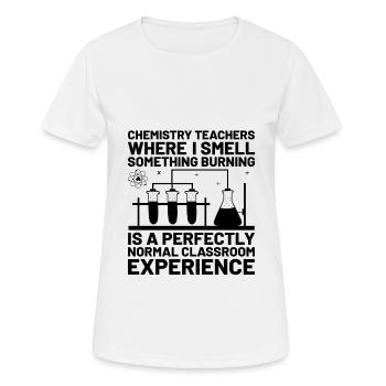 Naturwissenschaftliches Lehramt Lehramt Biologie Chemie P - Frauen T-Shirt atmungsaktiv - Weiß - Vorne - AI Model Female 172 dark (172cm)