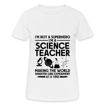 Naturwissenschaftliches Lehramt Lehramt Biologie Chemie P - Frauen T-Shirt atmungsaktiv - Weiß - Vorne - AI Model Female 172 dark (172cm)