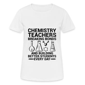 Lehramt Naturwissenschaften Lehramt Biologie Chemie P - Frauen T-Shirt atmungsaktiv - Weiß - Vorne - AI Model Female 172 dark (172cm)
