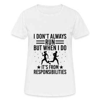 Professeur d’éducation physique Professeurs d’éducation physique École Spor - T-shirt respirant Femme - blanc - Devant - AI Model Female 172 dark (172cm)