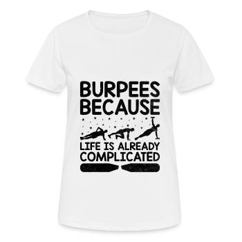 Sportlehrer Sportlehrer Schullehrer Schule Spor - Frauen T-Shirt atmungsaktiv - Weiß - Vorne - AI Model Female 172 dark (172cm)