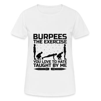 Professeur d’éducation physique Professeurs d’éducation physique École Spor - T-shirt respirant Femme - blanc - Devant - AI Model Female 172 dark (172cm)