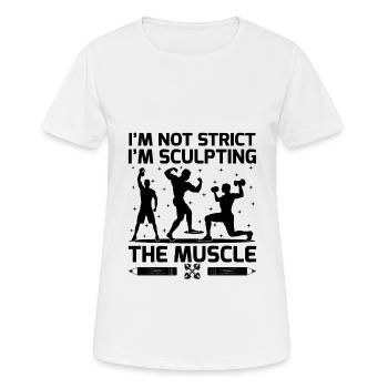 Professeur d’éducation physique Professeurs d’éducation physique École Spor - T-shirt respirant Femme - blanc - Devant - AI Model Female 172 dark (172cm)