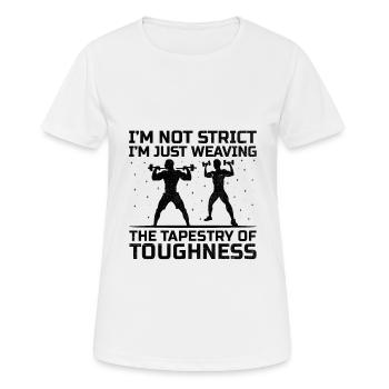 Professeur d’éducation physique Professeurs d’éducation physique École Spor - T-shirt respirant Femme - blanc - Devant - AI Model Female 172 dark (172cm)