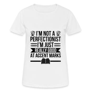 Foreign Language Teacher School Languages Teachers - Women's Breathable T-Shirt - white - Front - AI Model Female 172 dark (172cm)