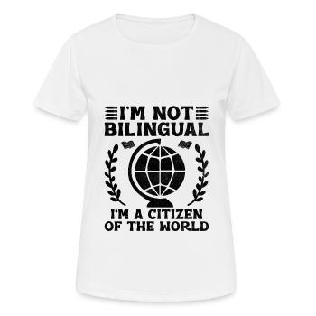Foreign Language Teacher School Languages Teachers - Women's Breathable T-Shirt - white - Front - AI Model Female 172 dark (172cm)