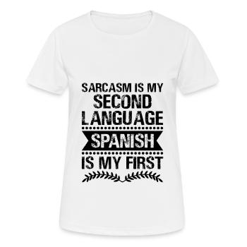 Foreign Language Teacher School Languages Teachers - Women's Breathable T-Shirt - white - Front - AI Model Female 172 dark (172cm)