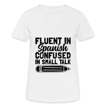Foreign Language Teacher School Languages Teachers - Women's Breathable T-Shirt - white - Front - AI Model Female 172 dark (172cm)